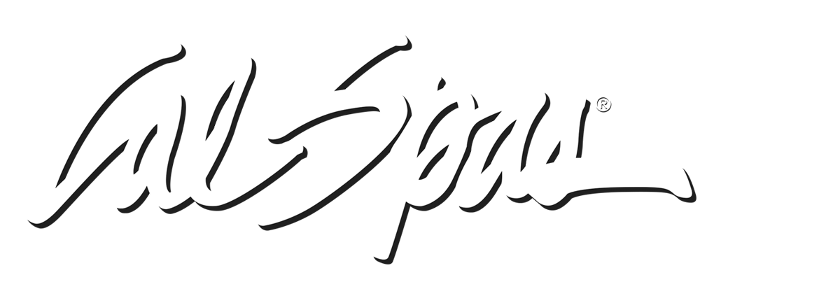 Calspas White logo Pearland